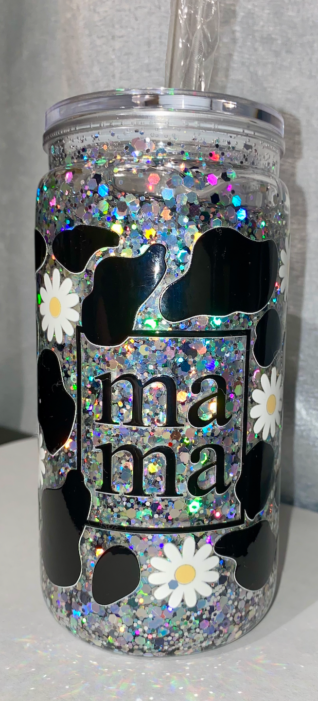 16OZ Premade Snowglobe Tumbler