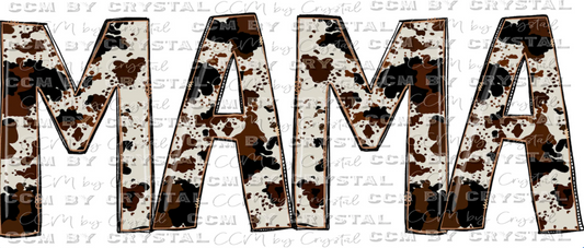 Cow print Mama T-shirt