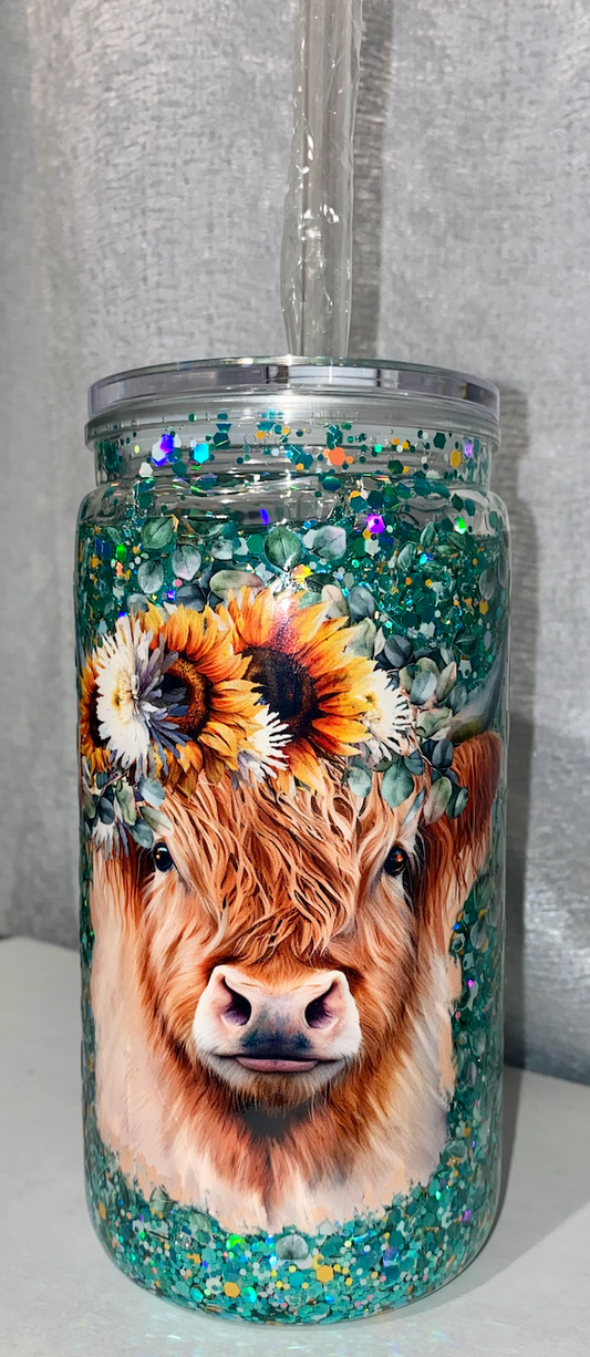 16OZ Premade Snowglobe Tumbler