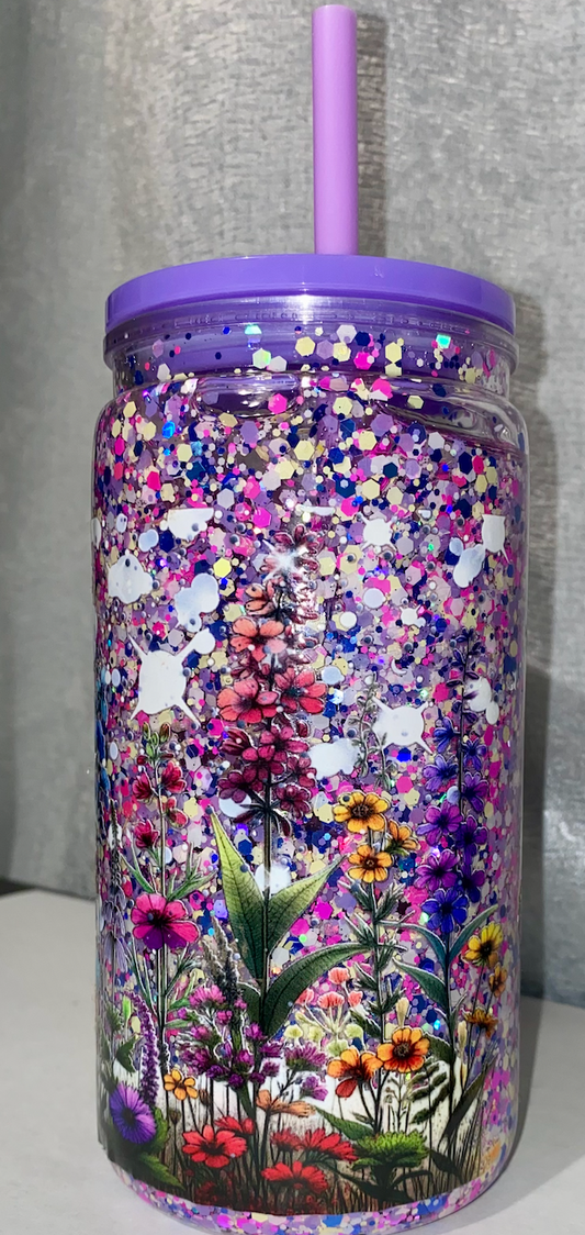 16OZ Premade Snowglobe Tumbler